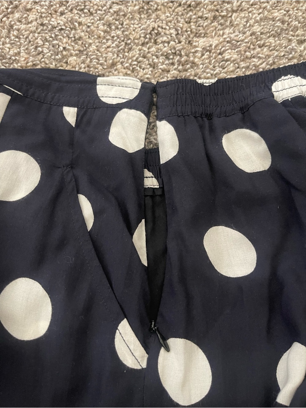 Women’s Anthropologie Maeve Claudette Polka Dot Maxi Button Skirt Size 6 - Picture 11 of 12